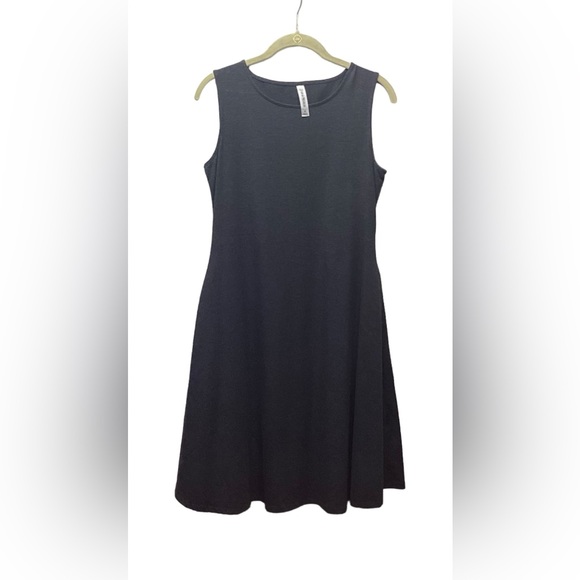 Zenana sleeveless tank dress. Charcoal gray. Size Small - Picture 2 of 10